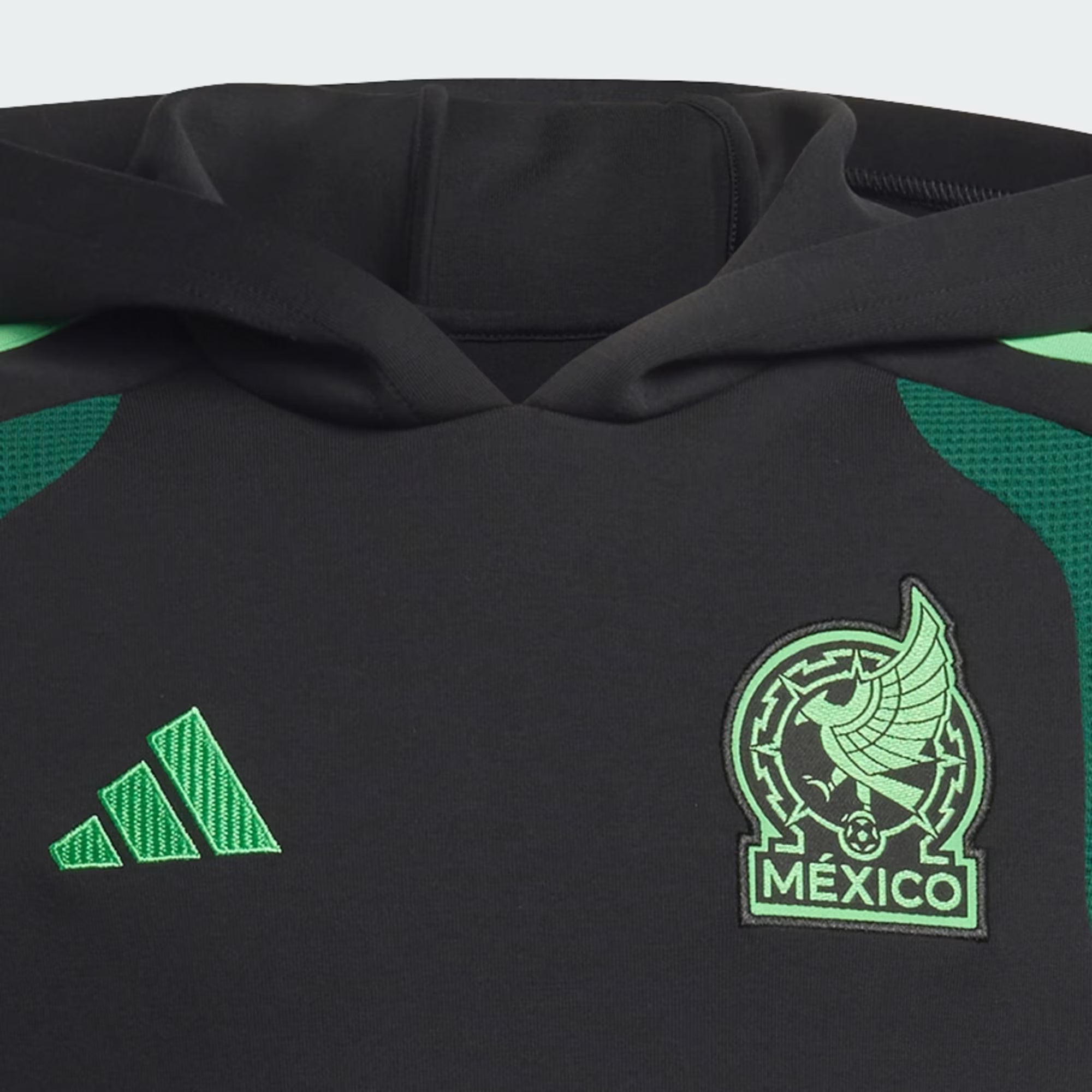adidas Mexico 26 Tiro Youth Sweat Hoodie Black
