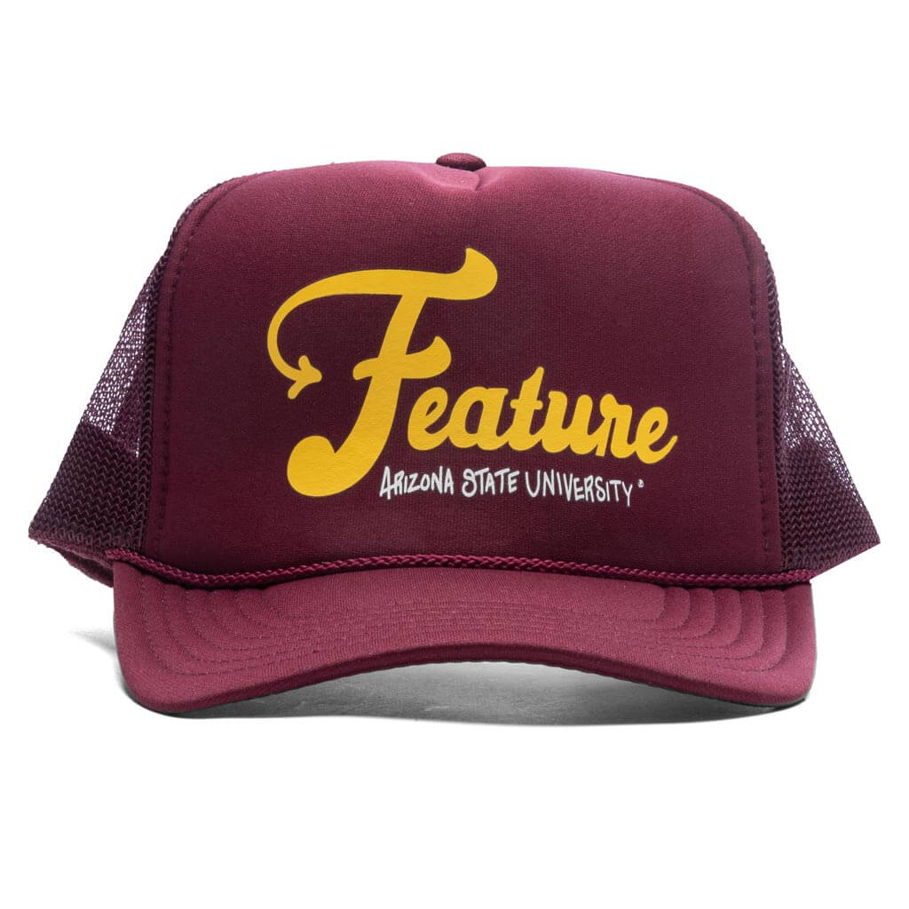 Feature x ASU University Trucker Maroon
