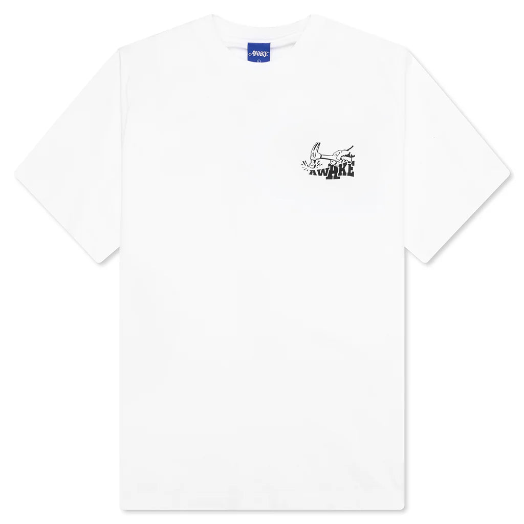 Hammer S S Tee White