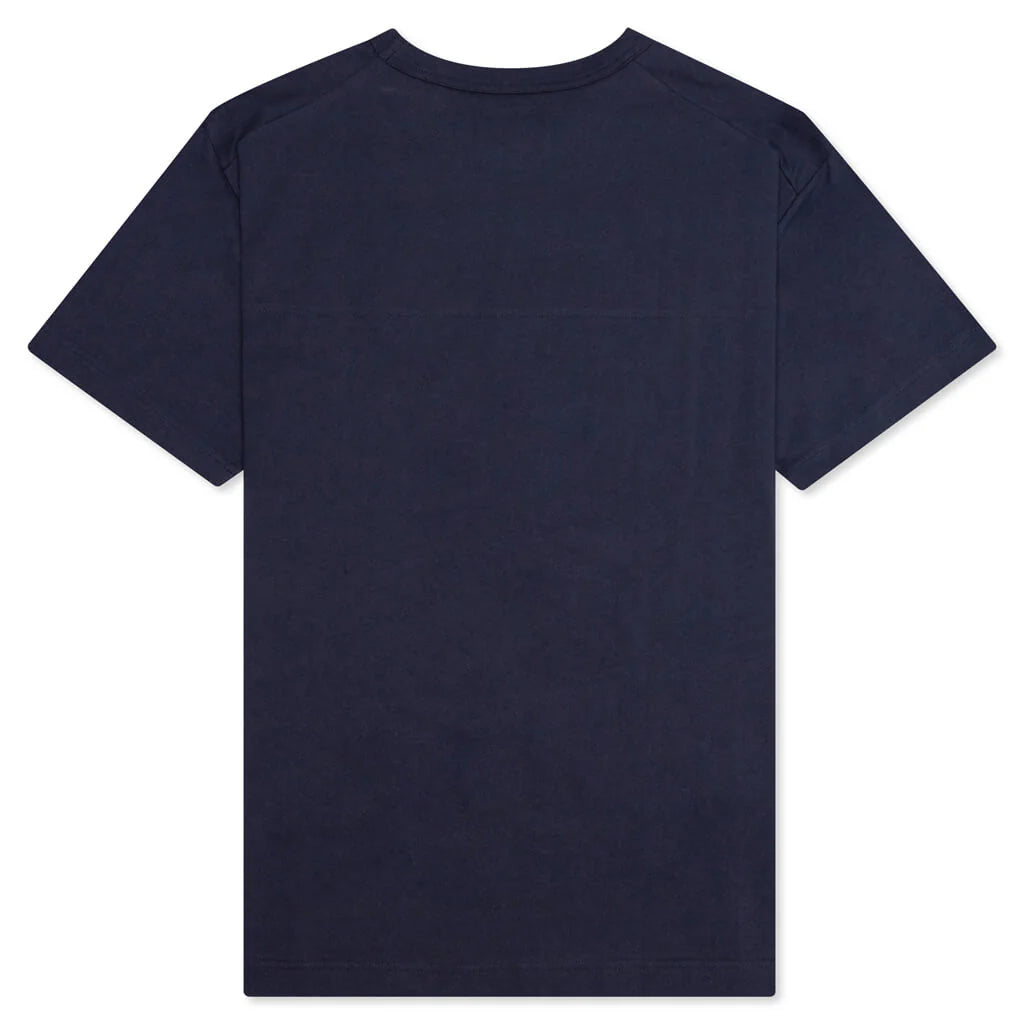 Jersey Braque Pocket Tee Navy