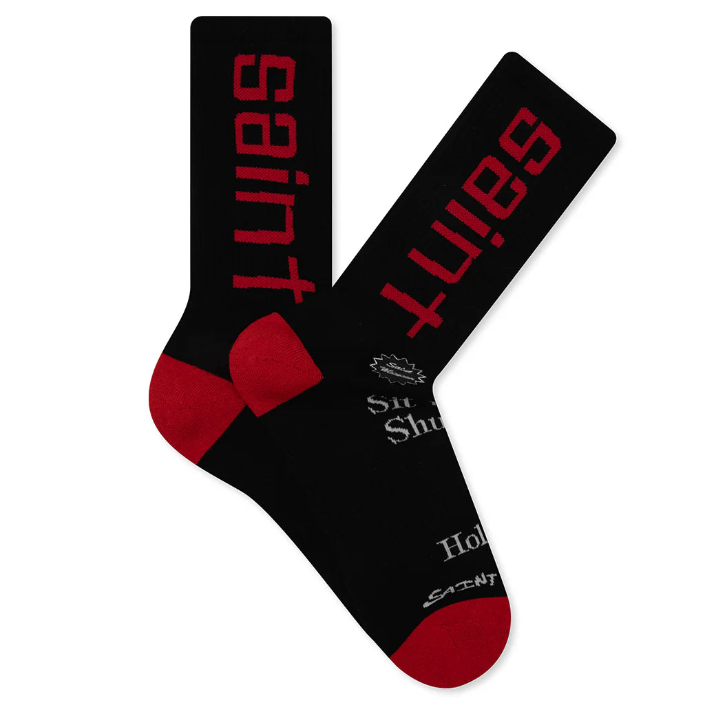 Saint Sit Down Socks Black