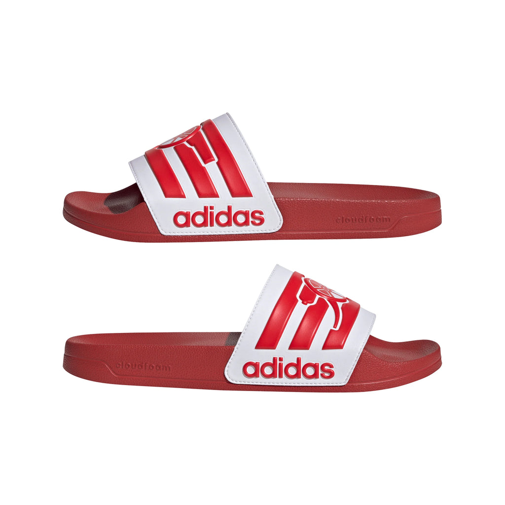 adidas Arsenal Adilette Shower Soccer Slides Red White
