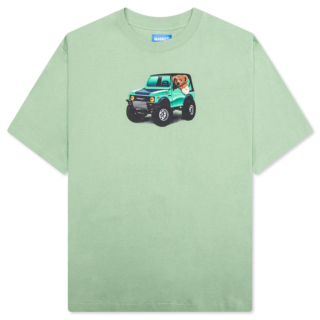 4X4 Bear T Shirt Basil