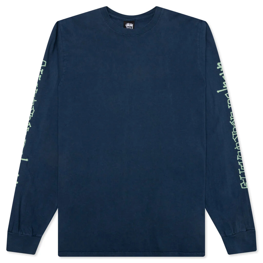 Superior Quality Pig Dyed Ls Navy