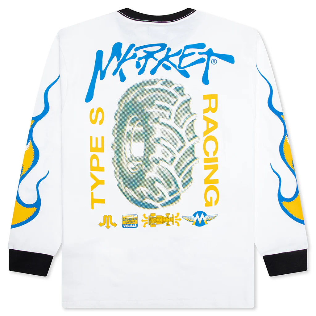 Loud Pipes L S T Shirt White