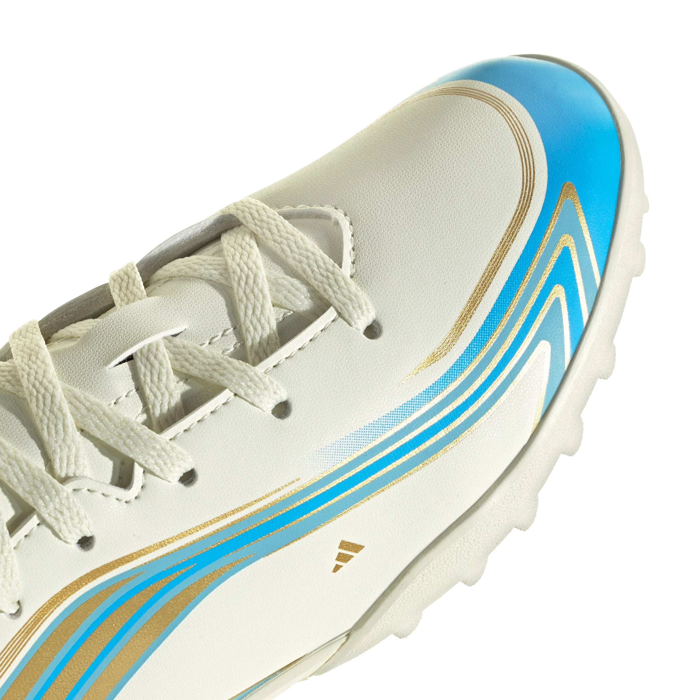 adidas F50 Messi Club Turf Youth Soccer Cleats Ivory