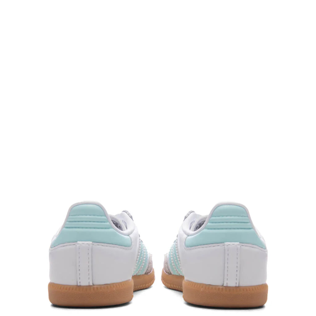 Toddlers Samba OG Cloud White Semi Flash Aqua Gum