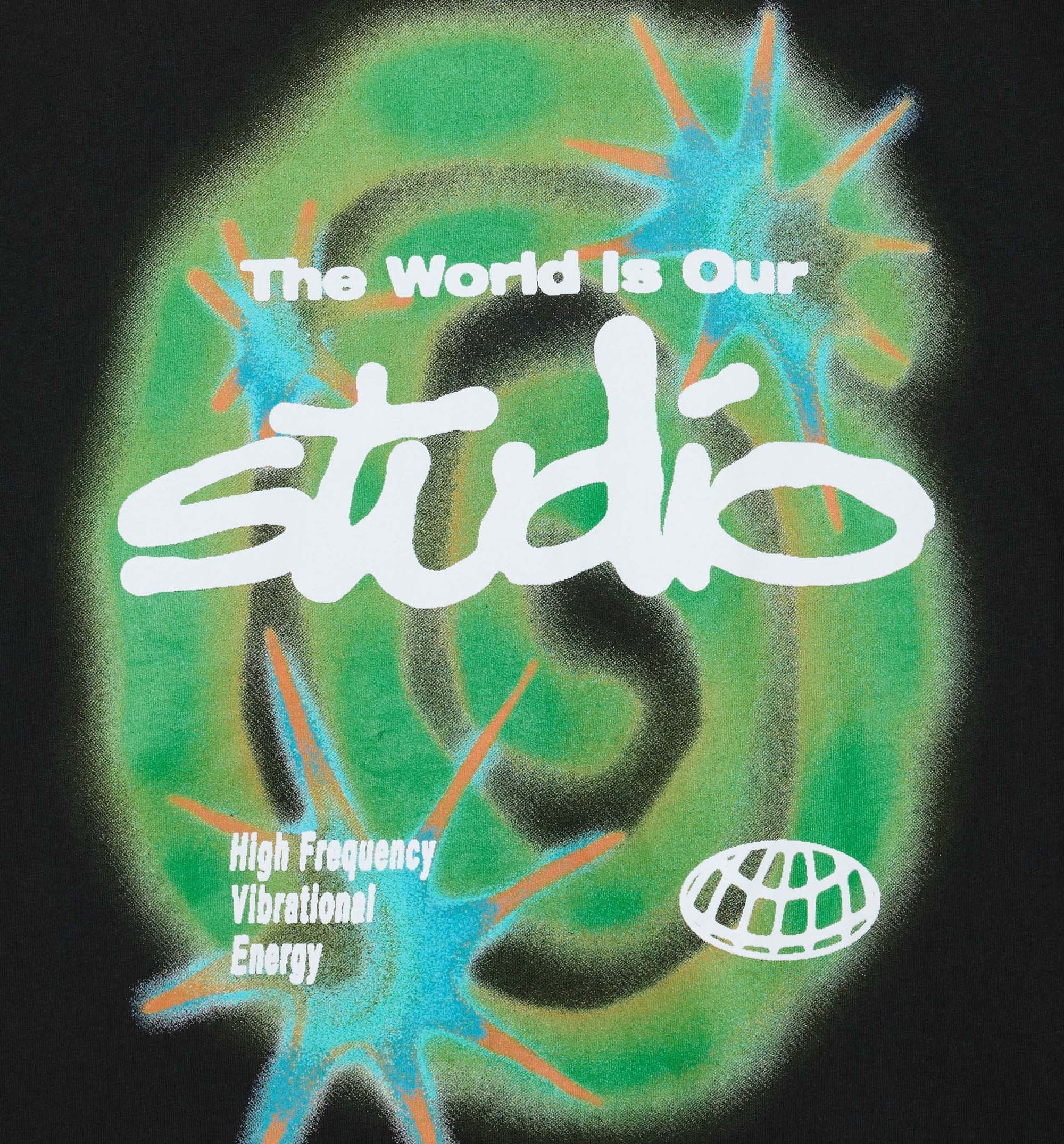 Studio Warp Mens Short Sleeve Shirt Black