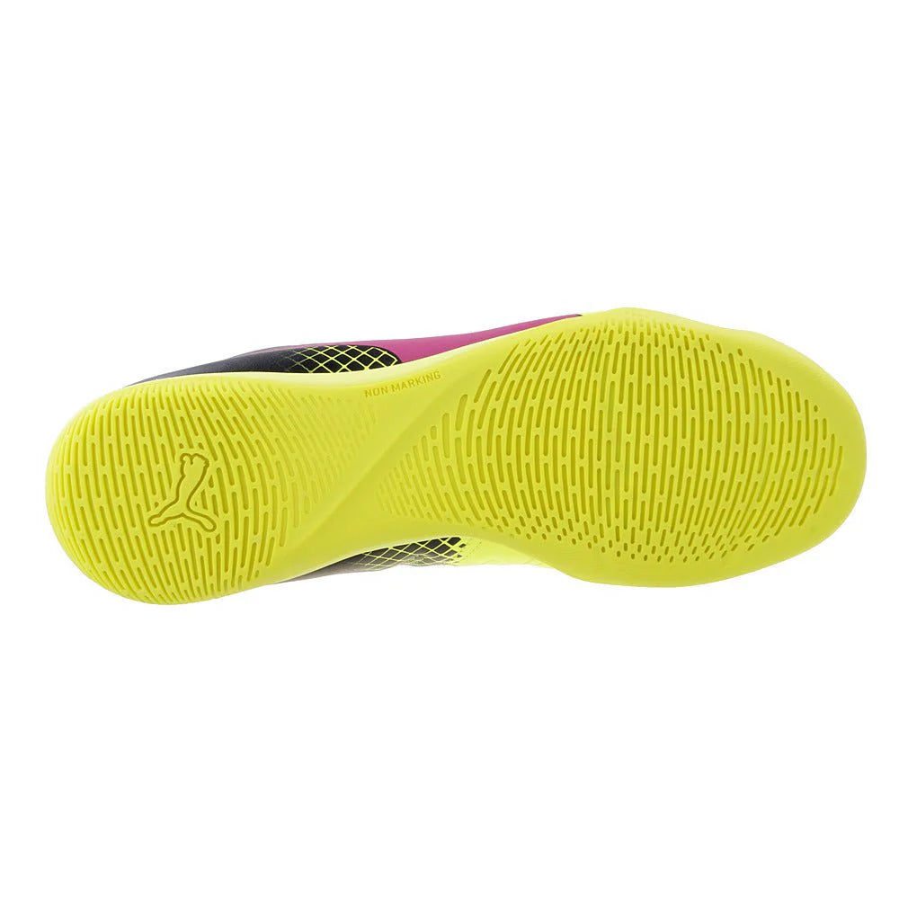 PUMA Evopower 43 Tricks IT Indoor Boots Pink Glo Safety Yellow