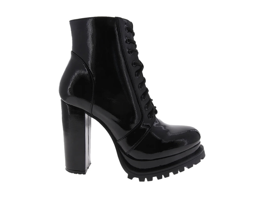Botas Sarah Serguei Charol Negro para Mujer