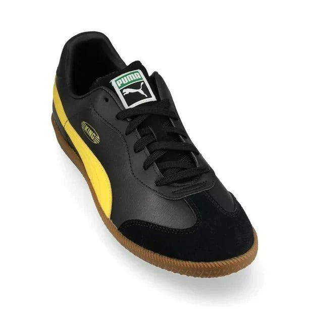 PUMA King 21 IT Black Pele Yellow