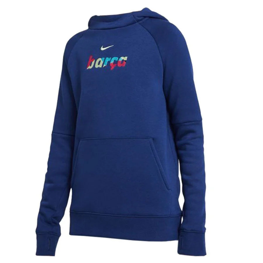 Nike Barcelona Fleece Hoodie Blu