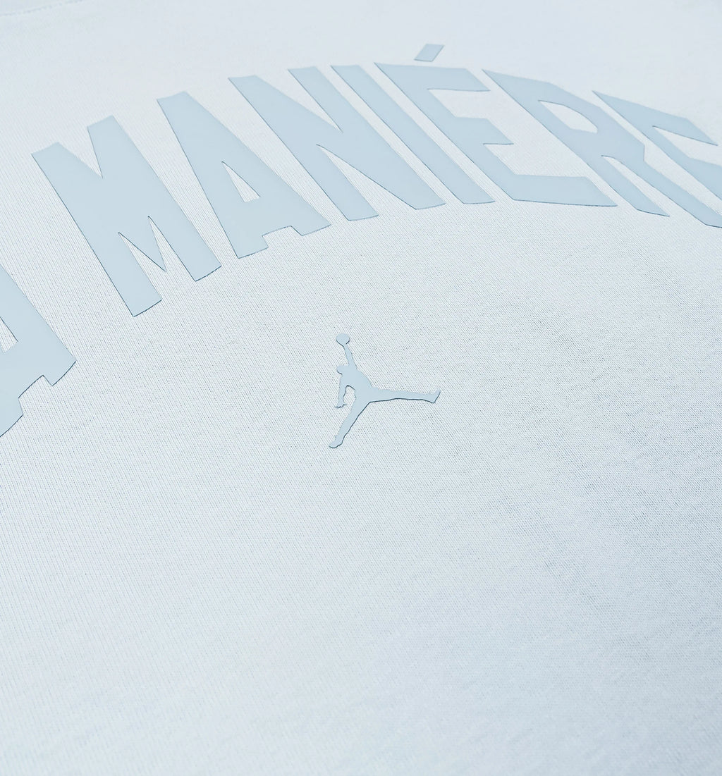 Air Jordan x A Ma Maniere Graphic Mens Short Sleeve Shirt Blue