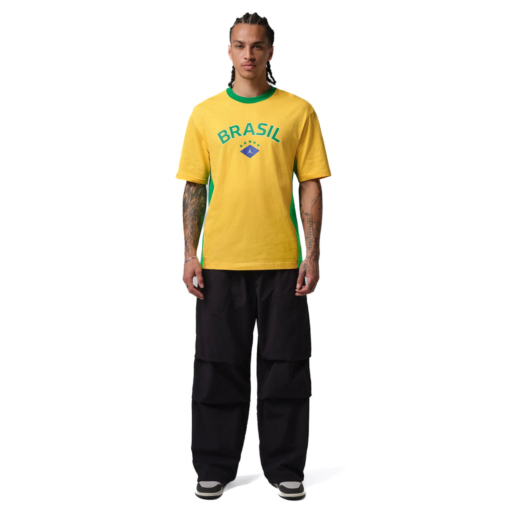 Air Jordan 85 Mens Graphic T Shirt Golden Yellow