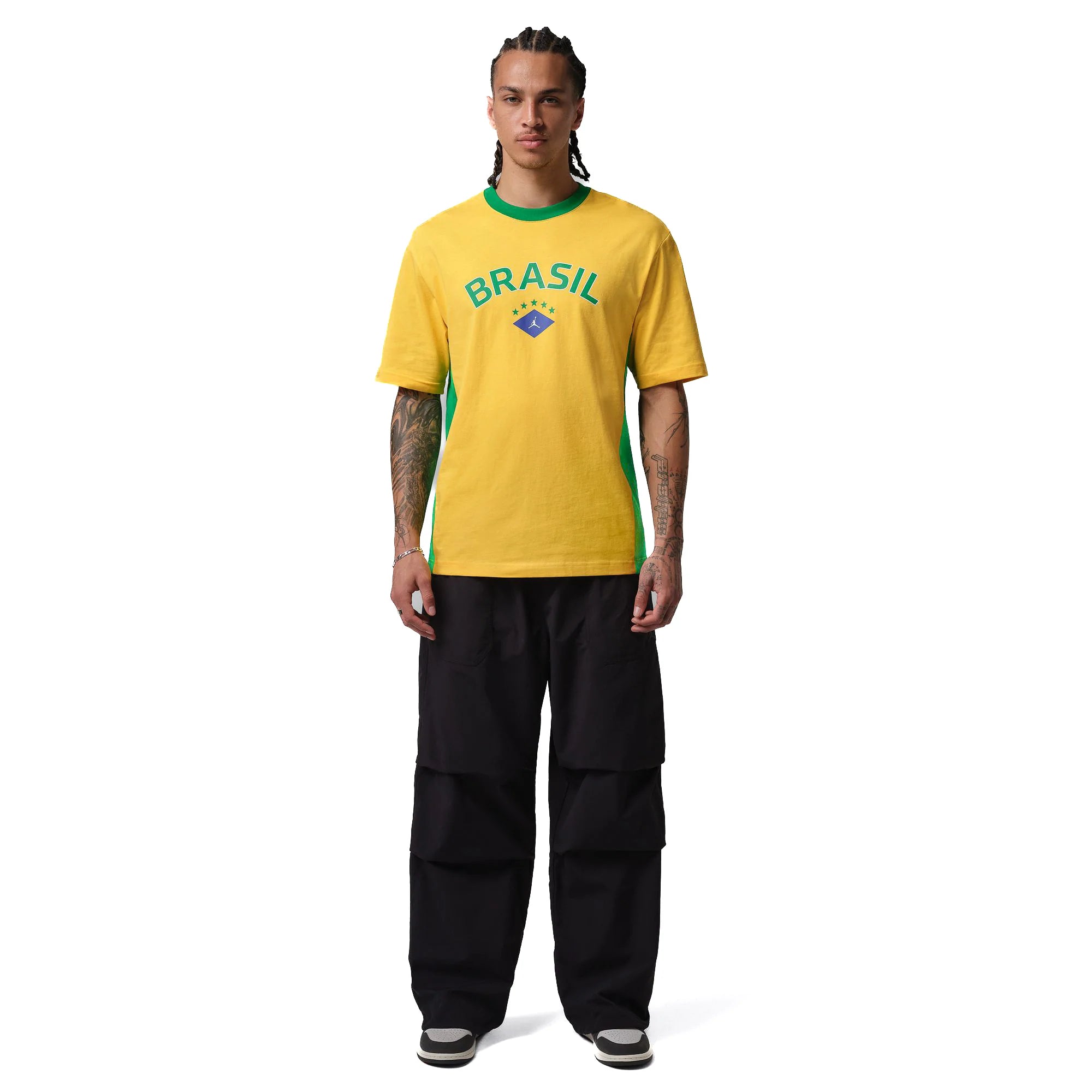 Air Jordan 85 Mens Graphic T Shirt Golden Yellow
