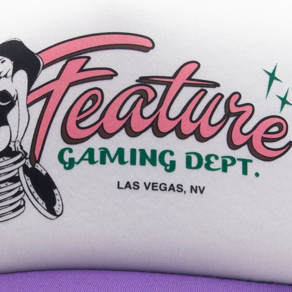 Gaming Trucker Purple White