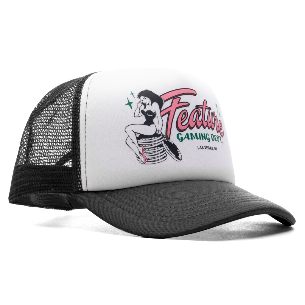 Gaming Trucker Black White