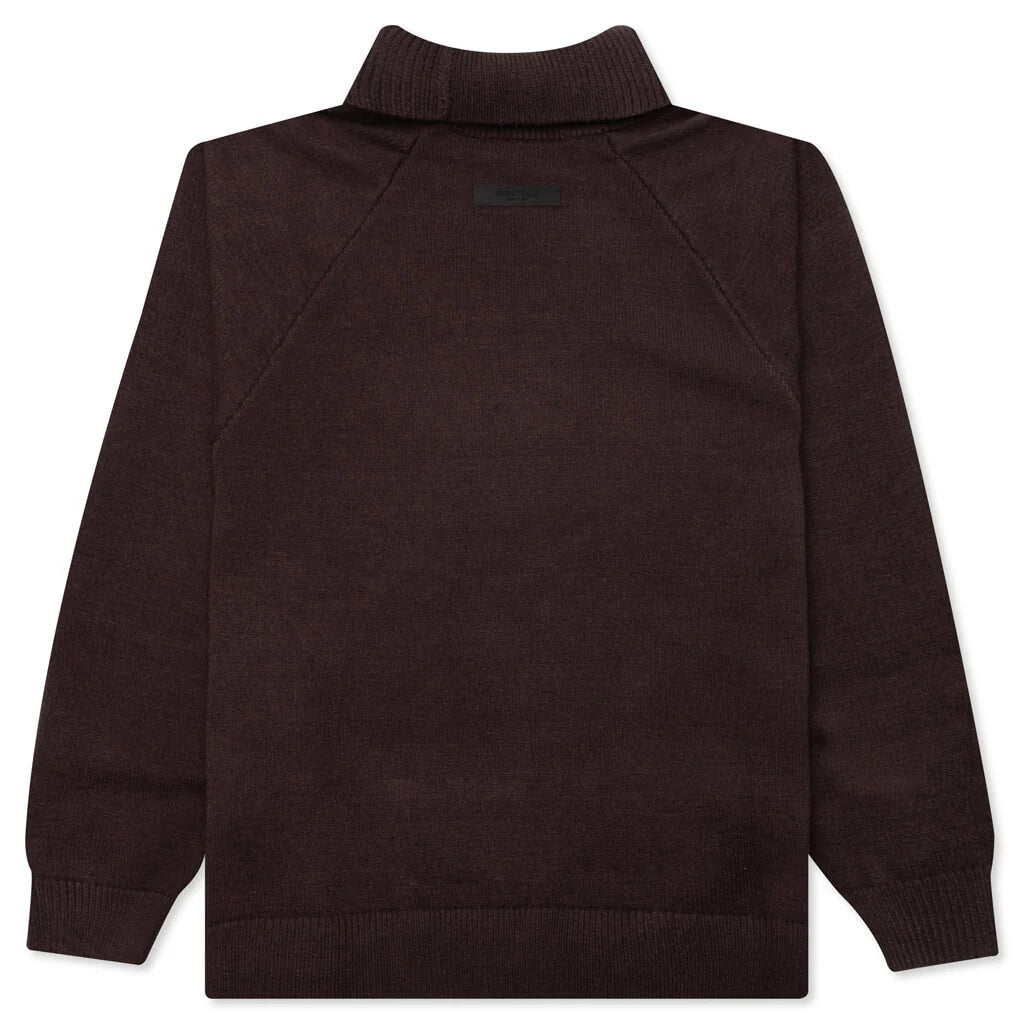 Knit Turtleneck Plum