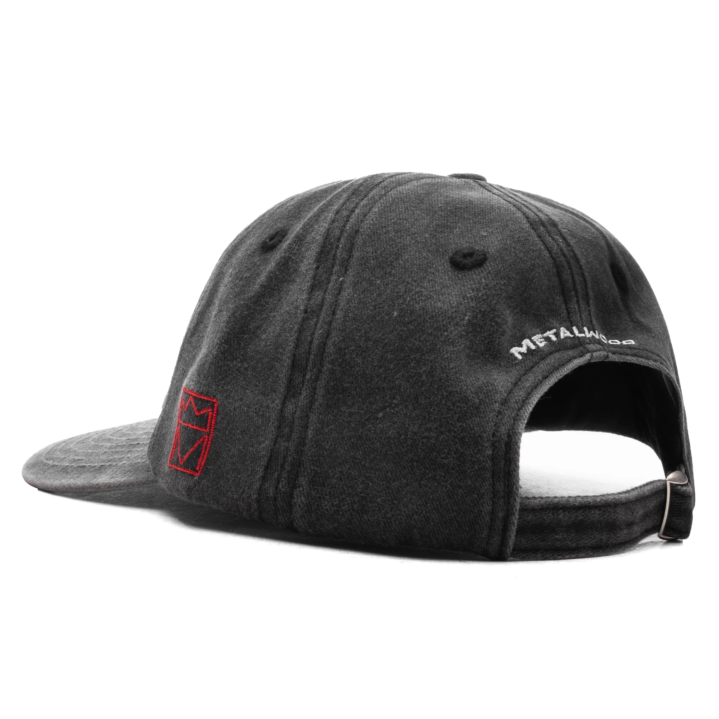 Tour Sponsor 6 Panel Strapback Hat Black