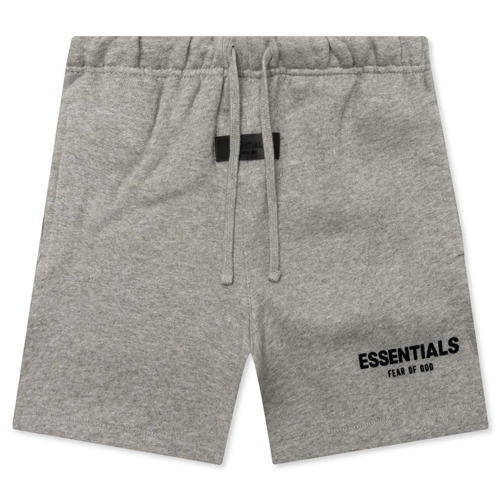Kids Core Sweatshort Dark Oatmeal