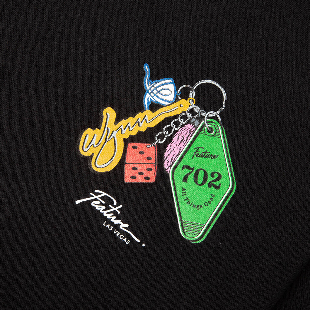 FEATURE x Wynn Keys to the Strip Tee Black
