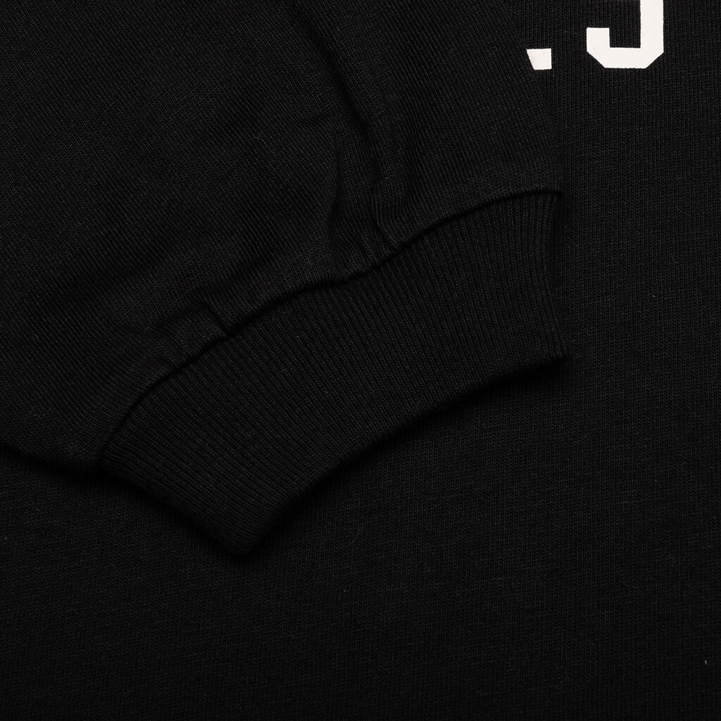 Kids Jersey Long Sleeve Tee Black
