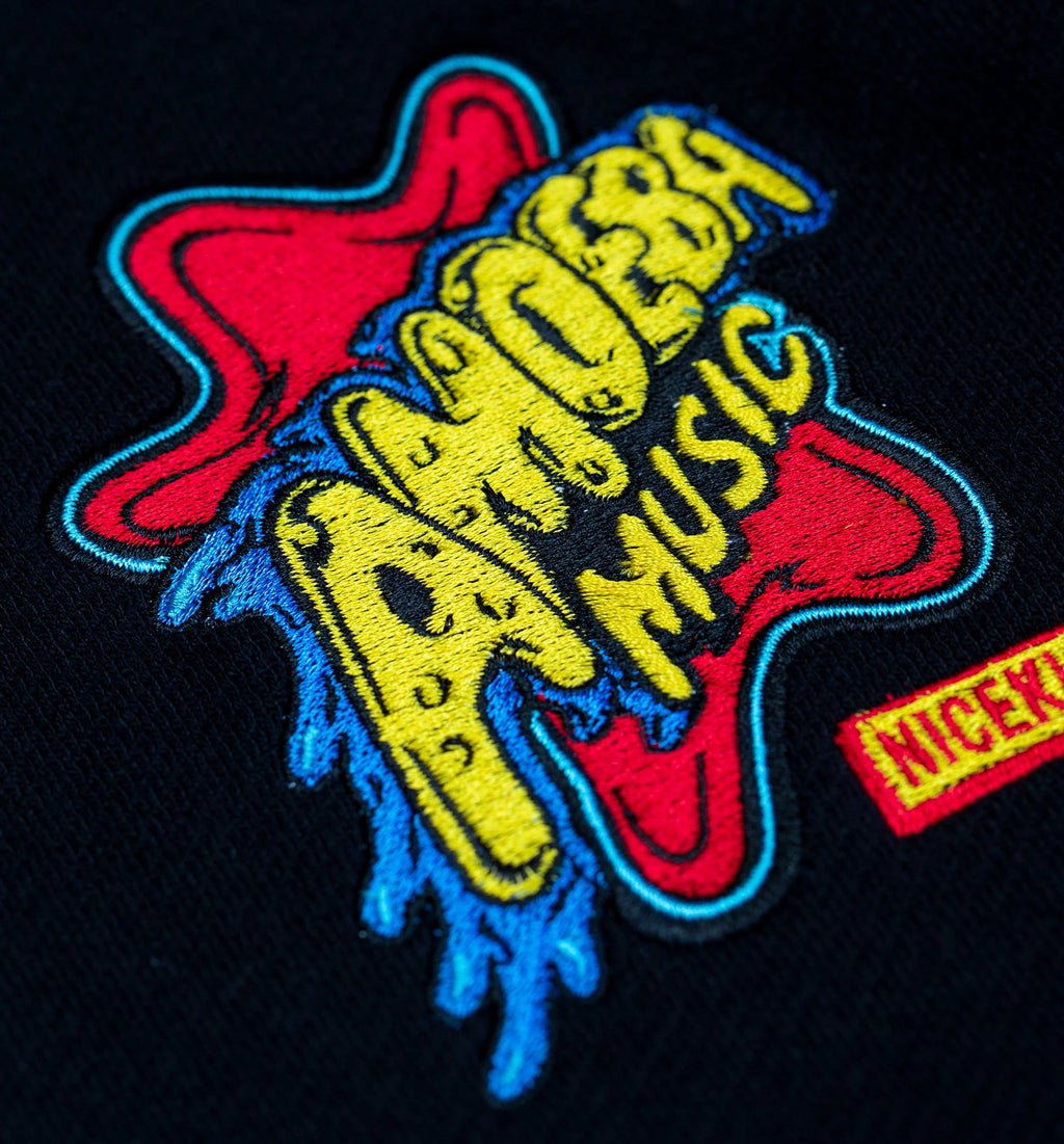 Nice Kicks X Amoeba Logo Hoodie Black