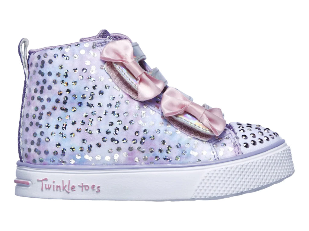 Tenis Skechers Twinkle Toes Lavanda y Rosa para Niña