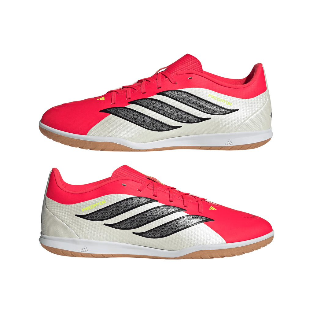adidas Predator Club Sala IN Indoor Mens Soccer Shoes Red Black White
