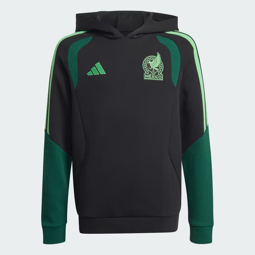 adidas Mexico 26 Tiro Youth Sweat Hoodie Black