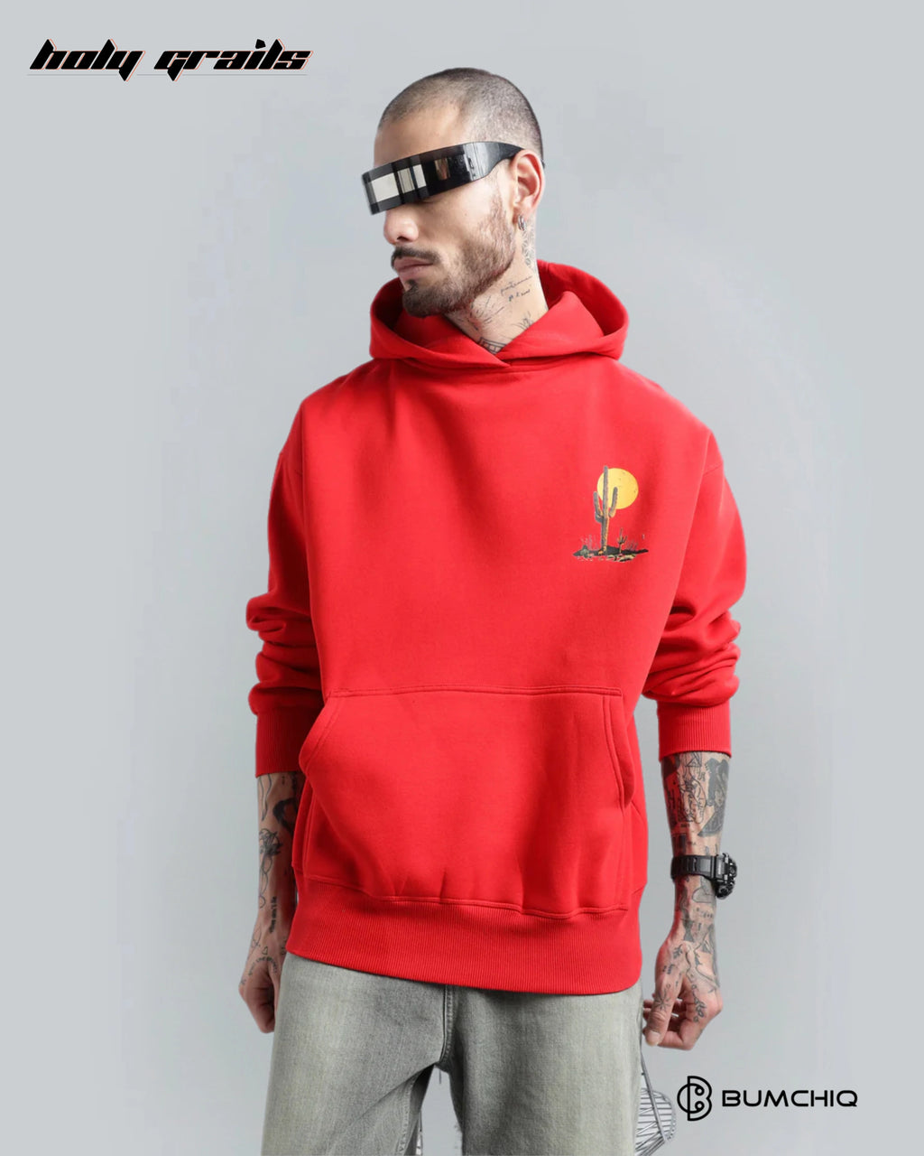 Desert Drifters Red Hoodie HG x Bumchiq