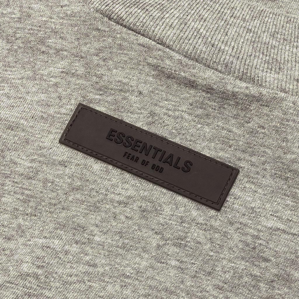 Kids Core L S Tee Dark Oatmeal