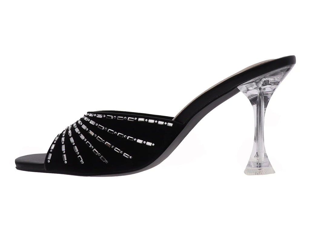 Zapatillas Roze Fiesta Negro para Mujer
