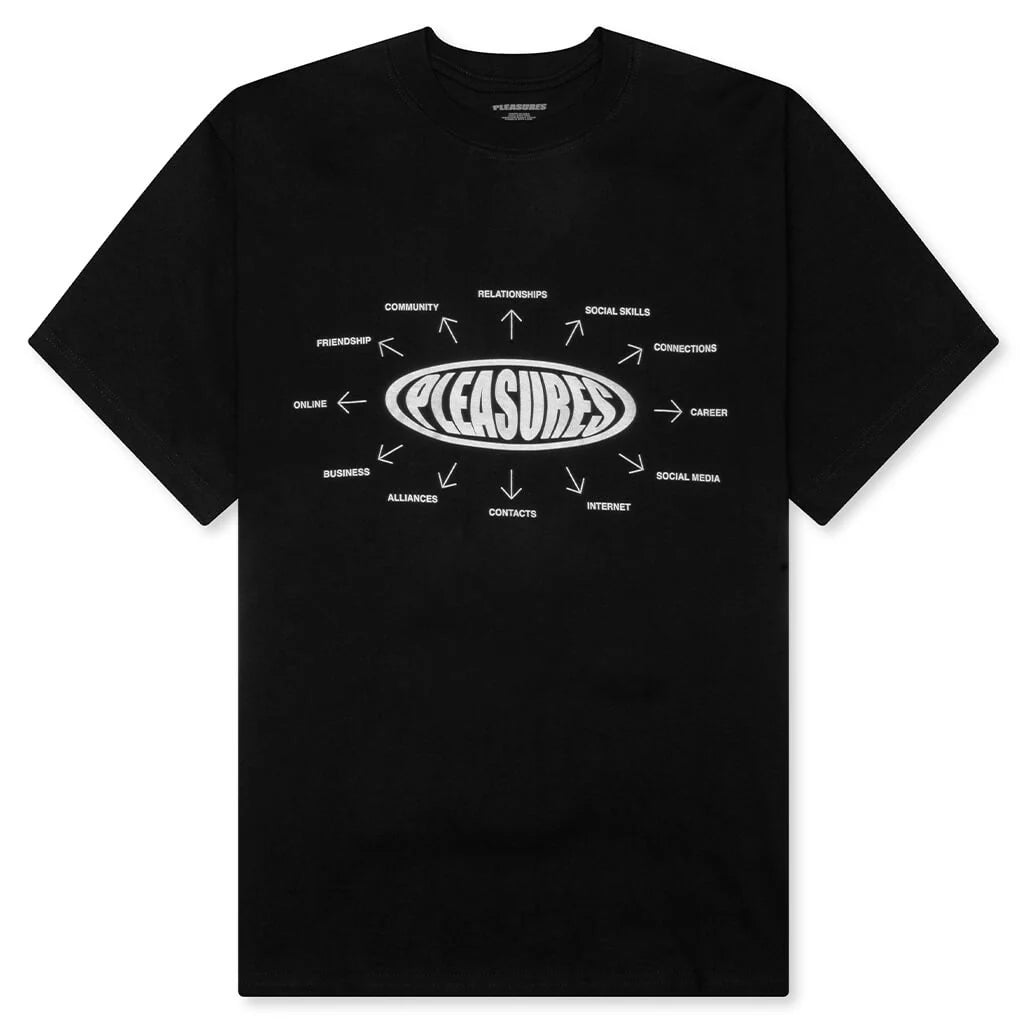 Overview Logo T Shirt Black
