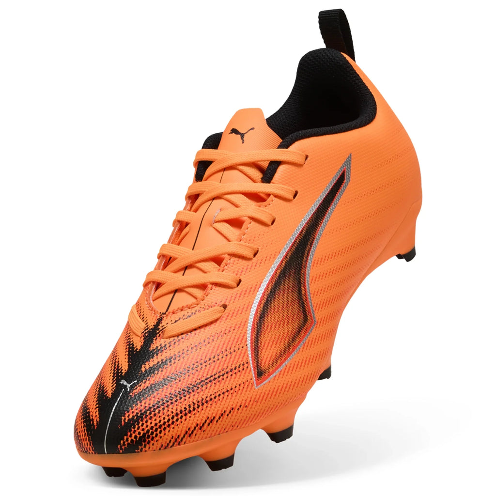 PUMA Ultra 6 Play FG AG Youth Soccer Cleats Orange Black Red