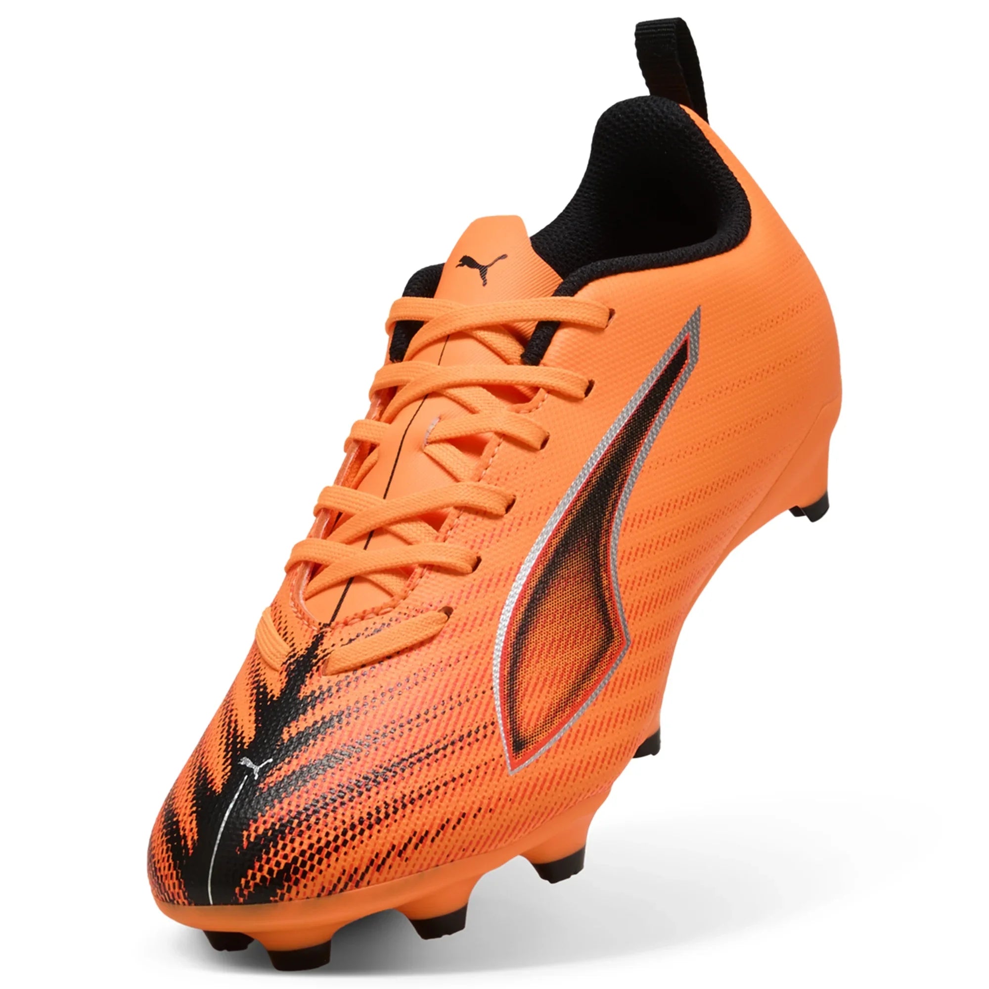 PUMA Ultra 6 Play FG AG Youth Soccer Cleats Orange Black Red
