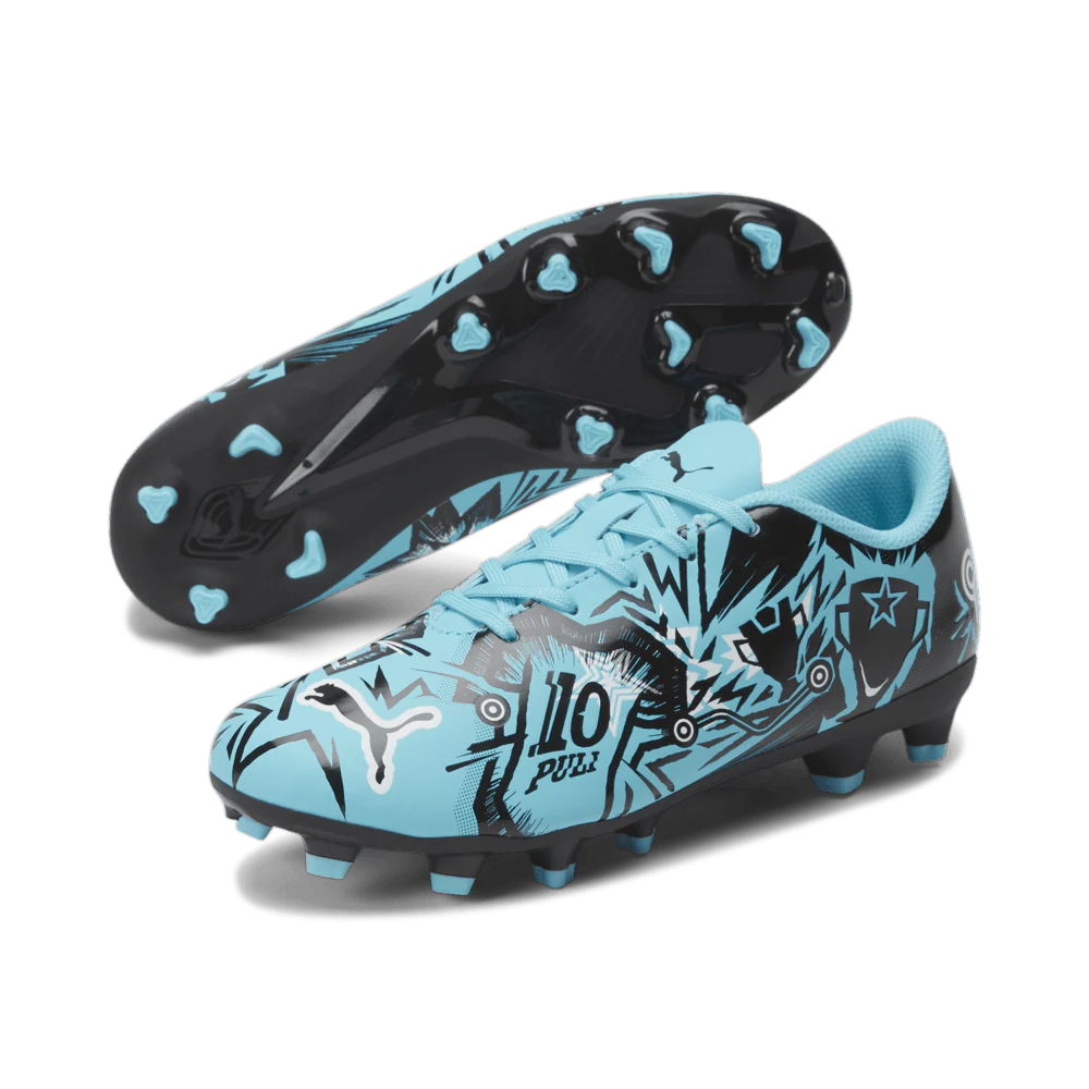 PUMA Ultra Play Christian Pulisic special edition FG AG JR Youth Soccer Cleats Hero Blue Black White