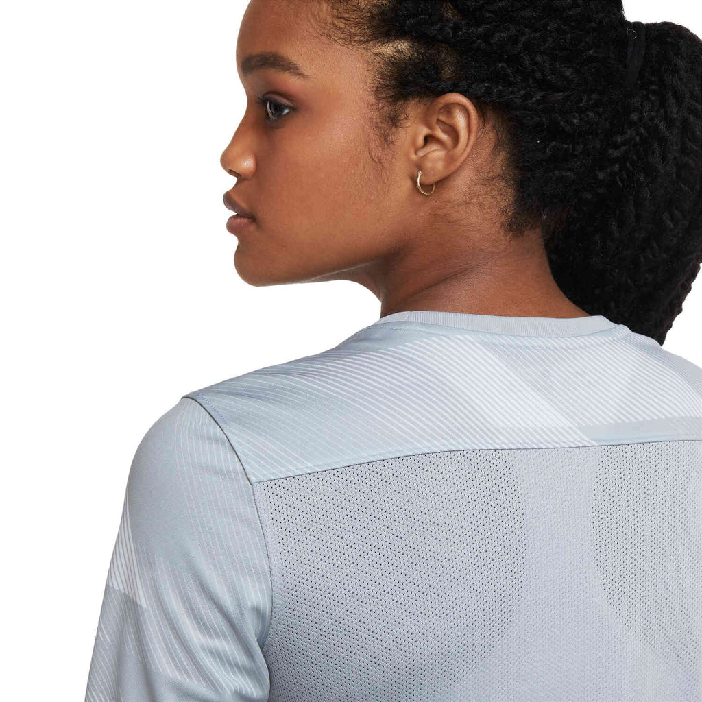 Nike Womens Dri Fit Park IV Goalkeeper Jersey Wolf Grey White Black