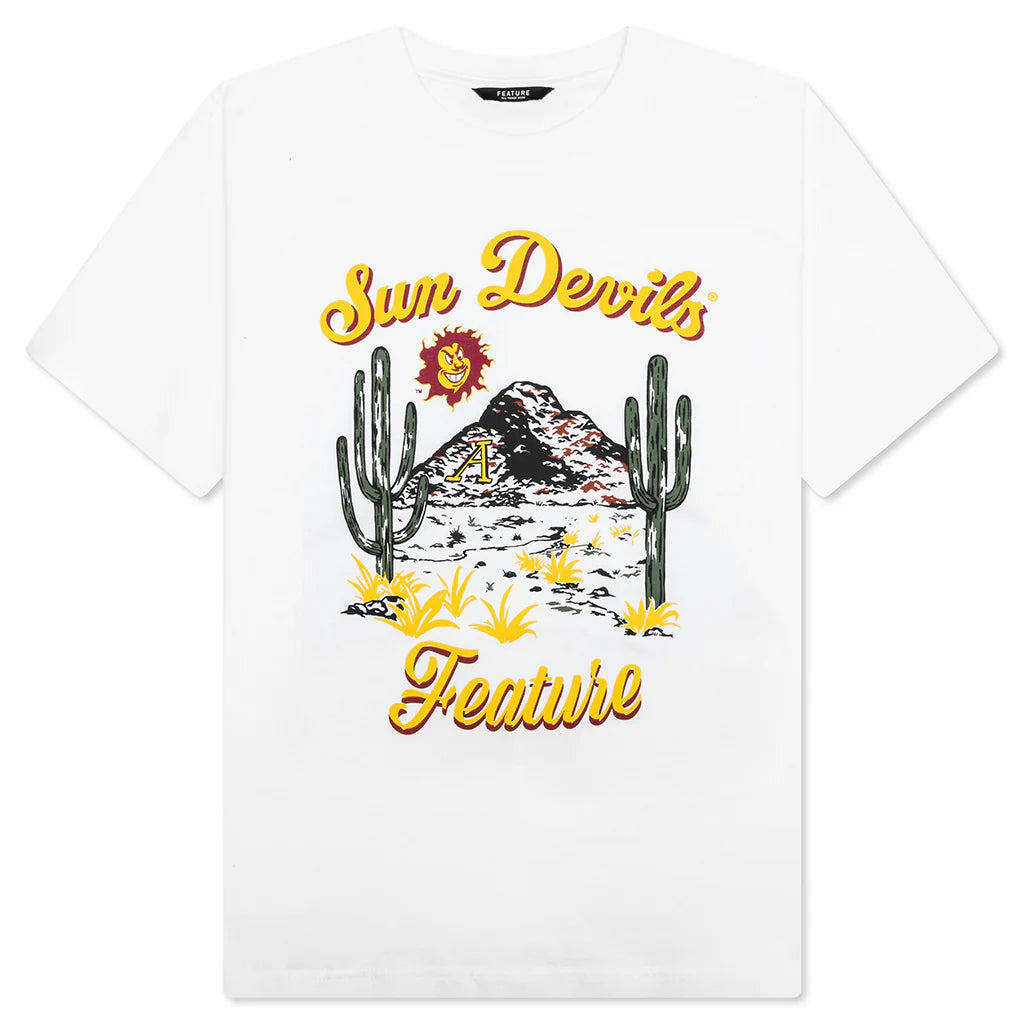 Feature x ASU Hill Tee White