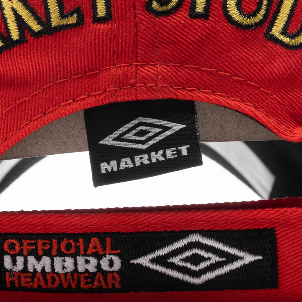Umbro x Market Structure Adjustable Hat Vermillion