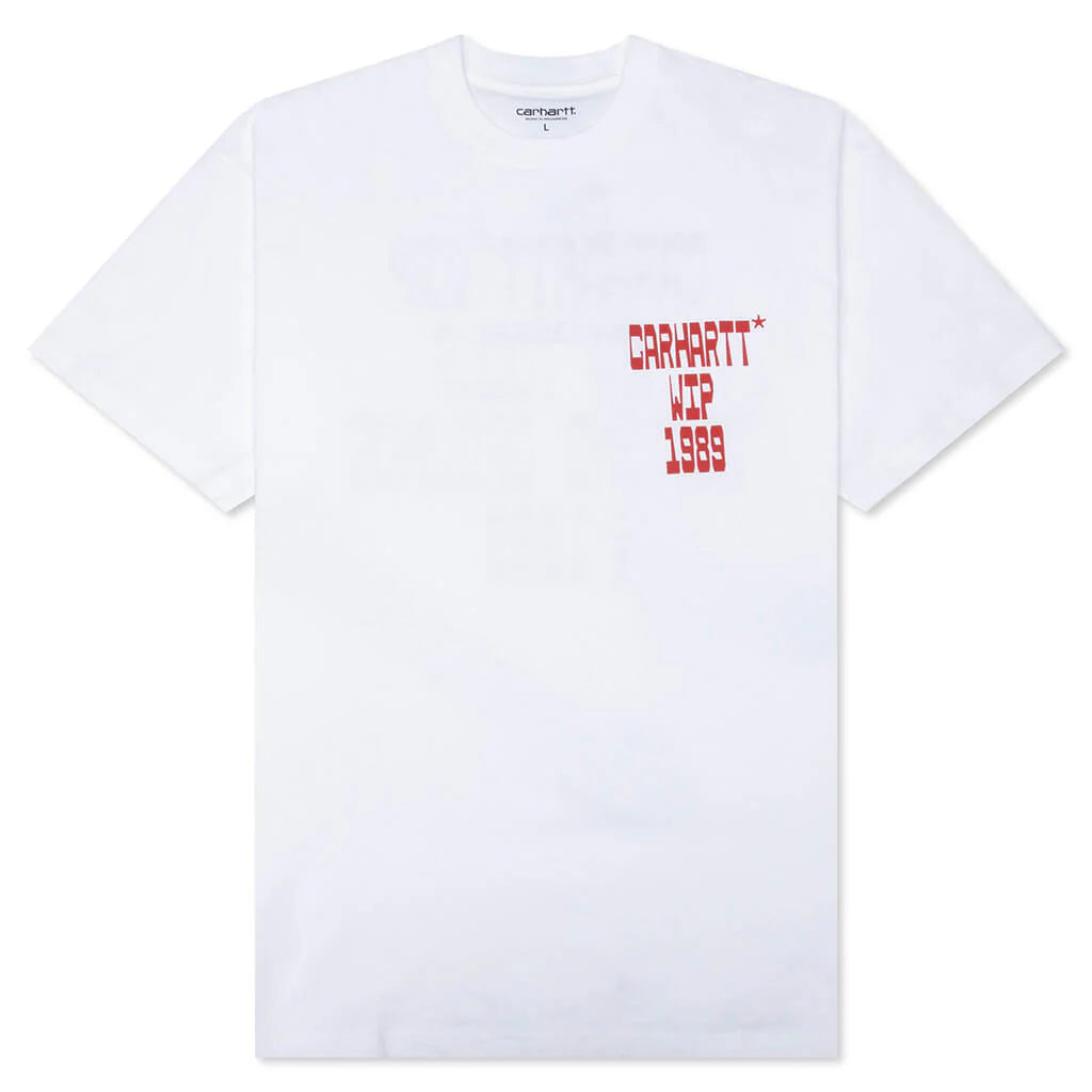 S S Blocks T Shirt White