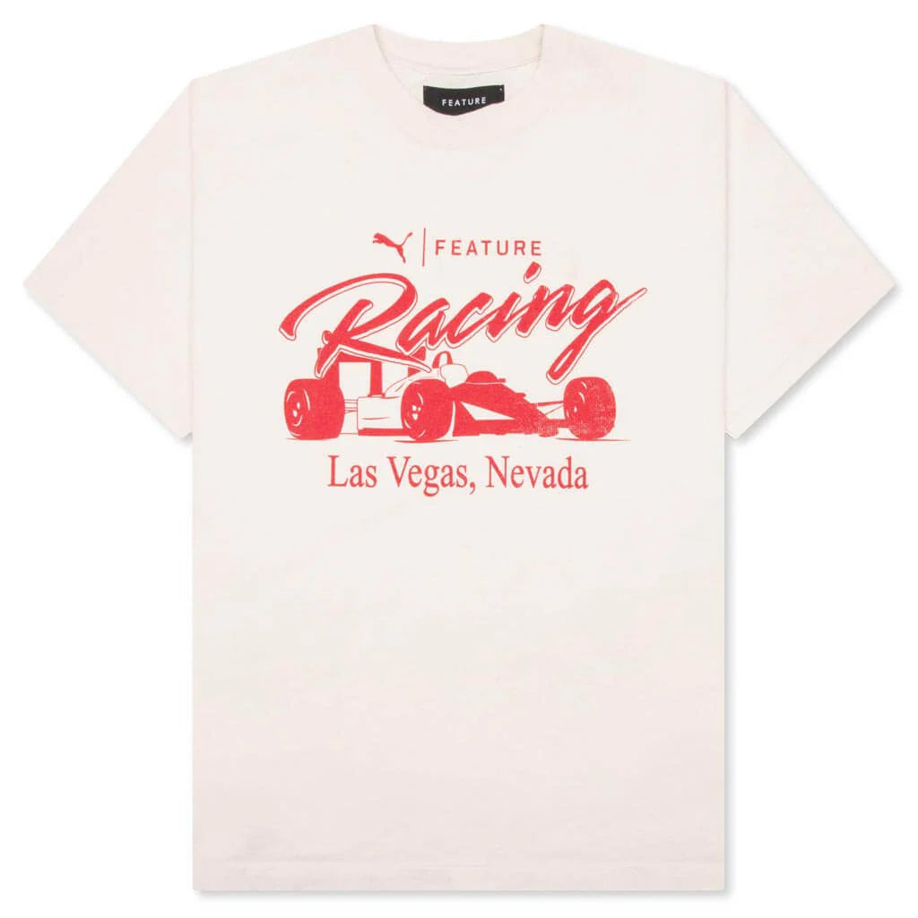 Puma x Feature Racing Tee Cannoli Cream