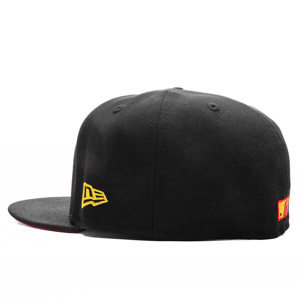 FEATURE x New Era 59FIFTY Fitted LA Dodgers Cooperstown Black Red
