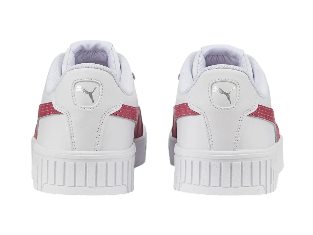Tenis PUMA Carina 20 Blanco y Rosa para Mujer