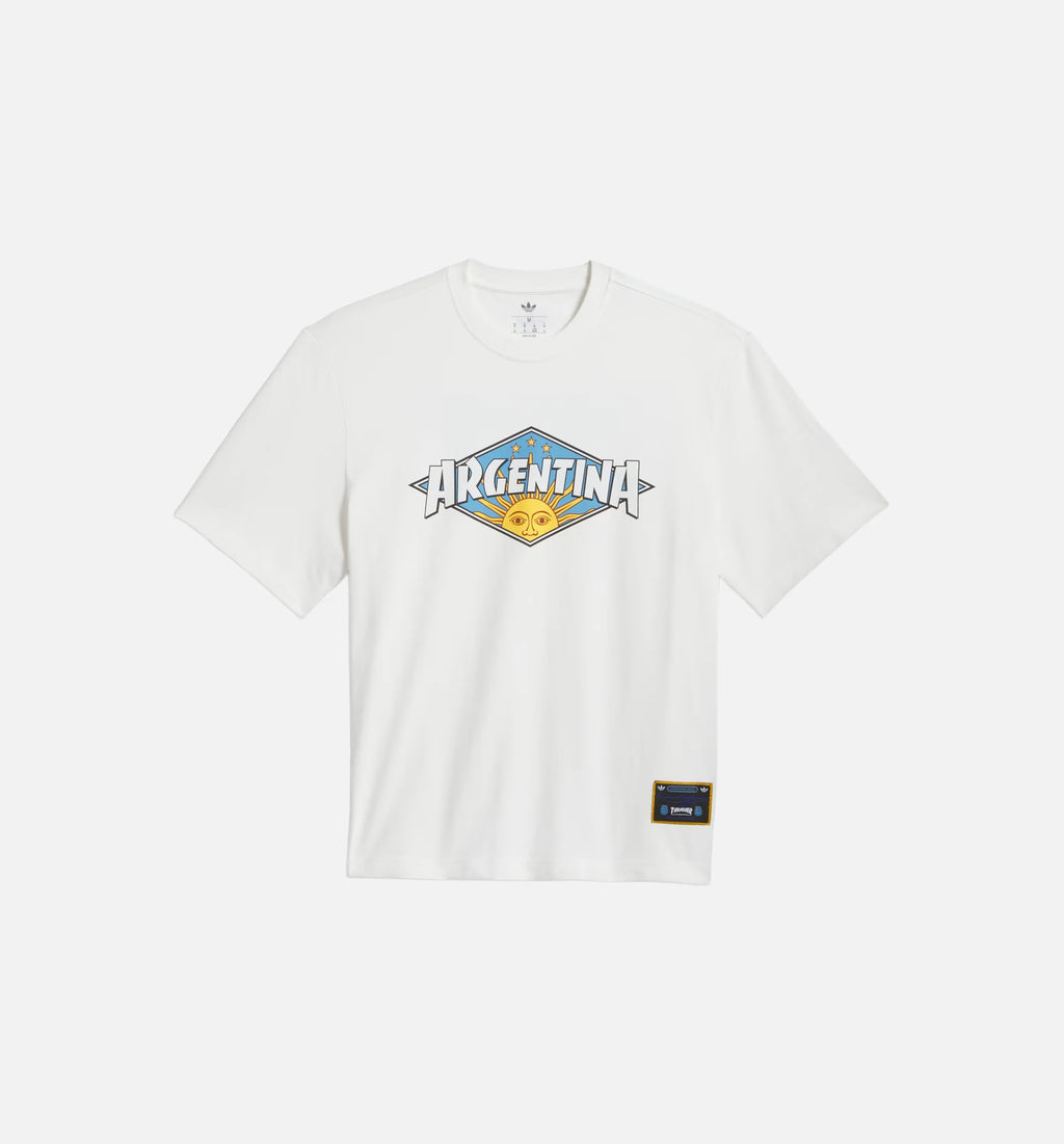 Thrasher X AFA Mens Short Sleeve Shirt White