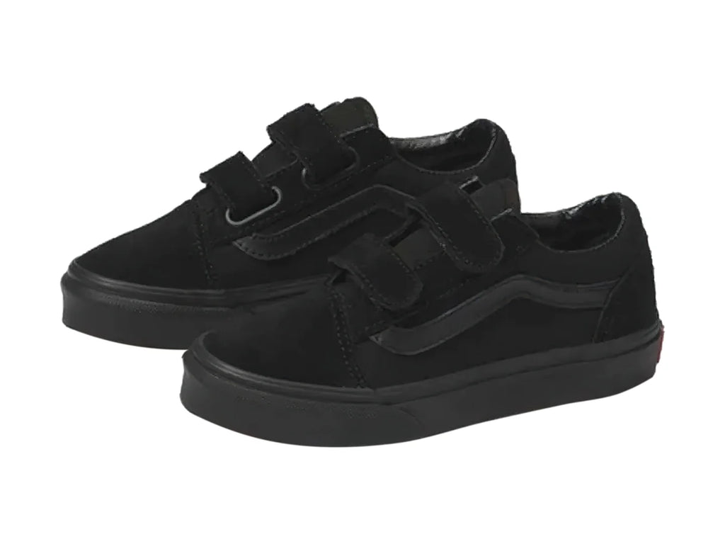 Tenis Vans Old Skool V Negros para Niño