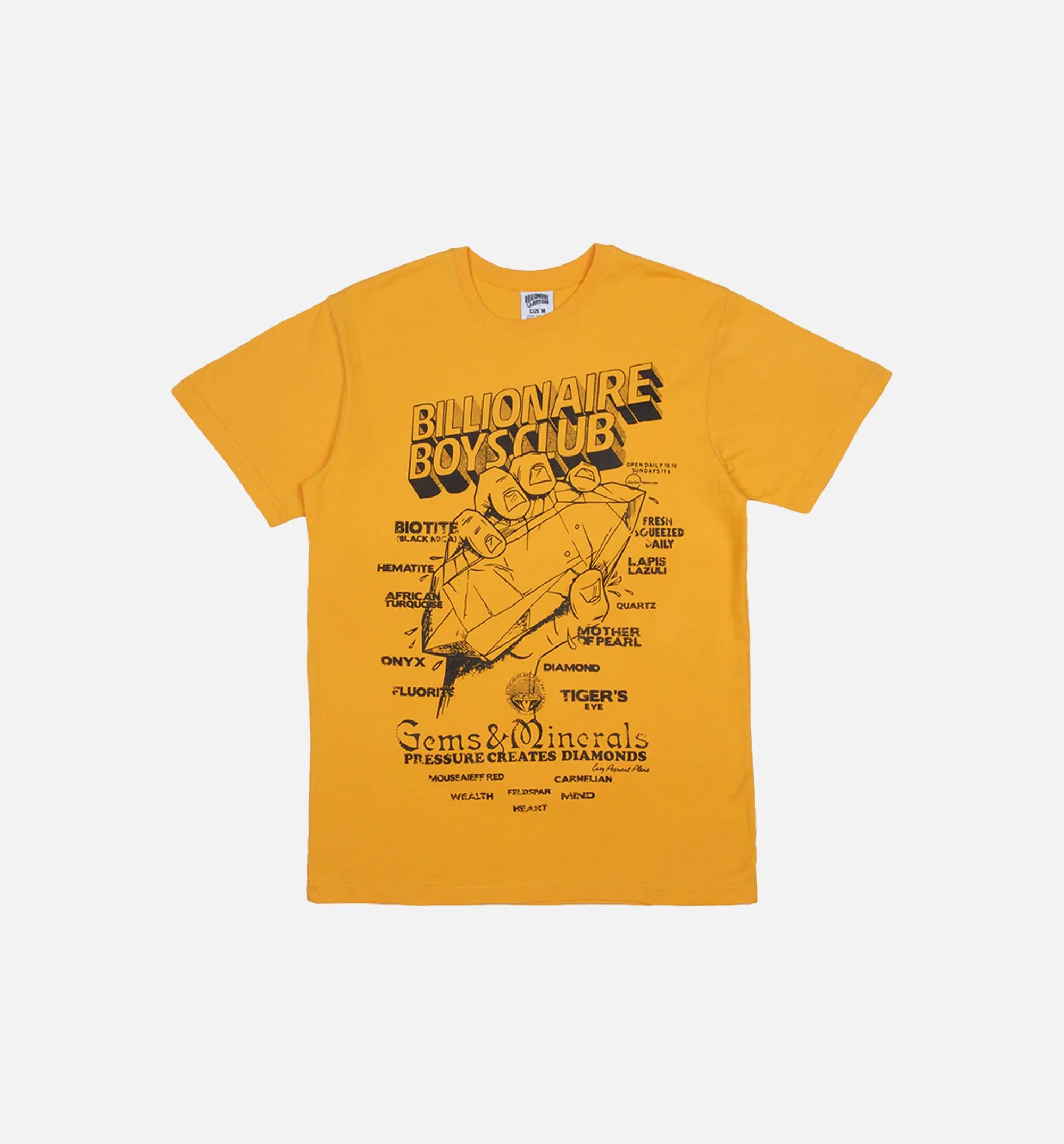 BB Pressed Diamonds Tee Mens T shirt Yellow