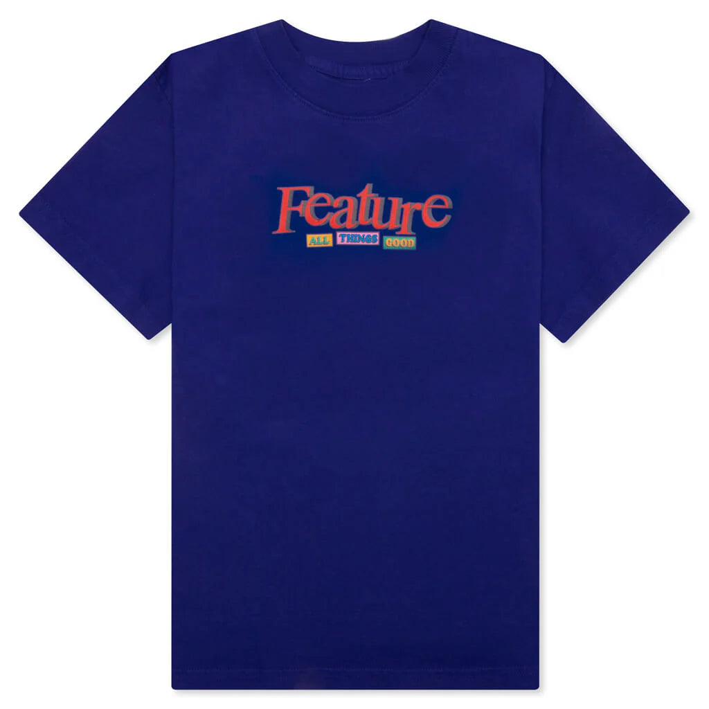 Kids Sitcom Tee Cobalt Blue