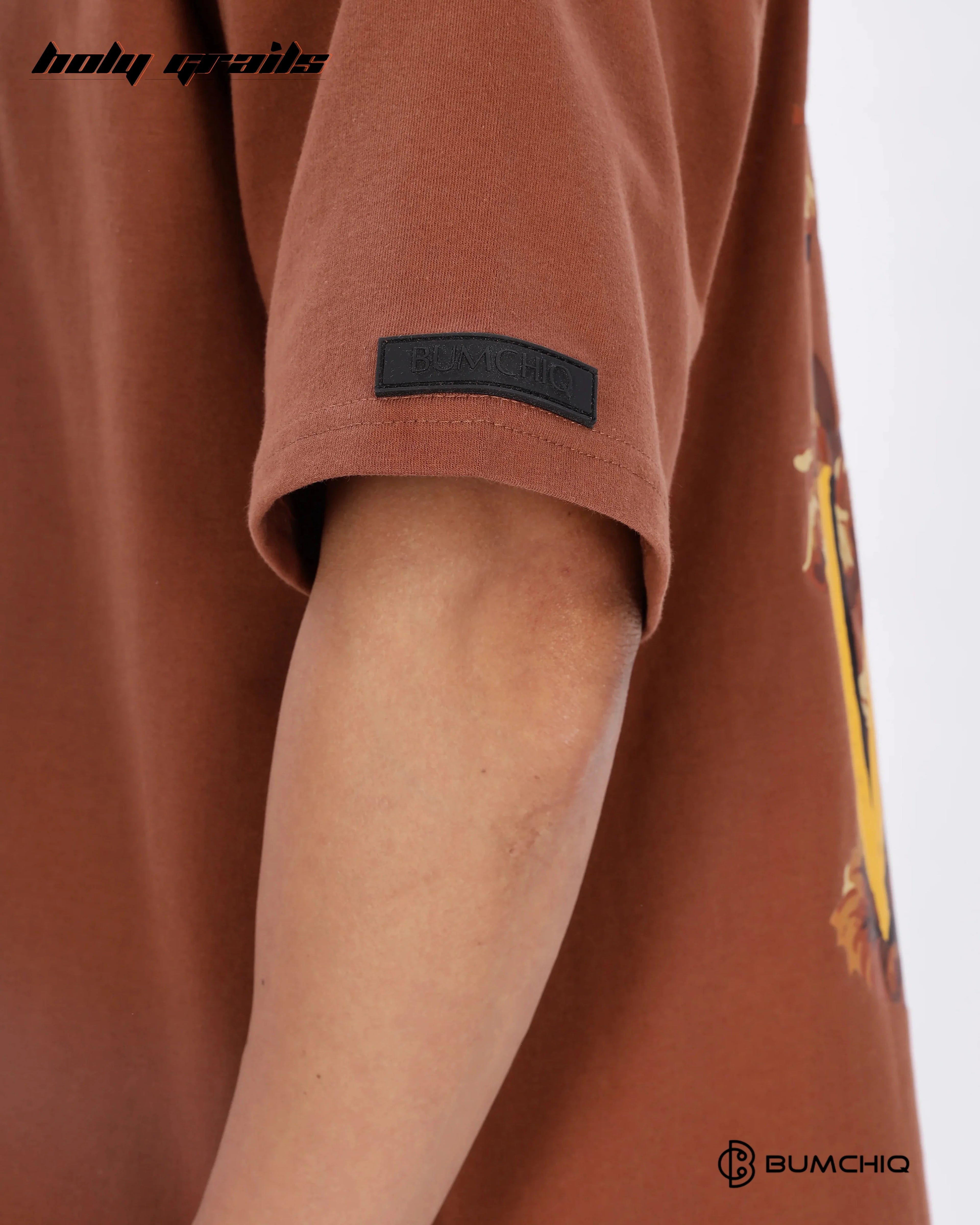 FCK World Brown Oversize Tee HG x Bumchiq