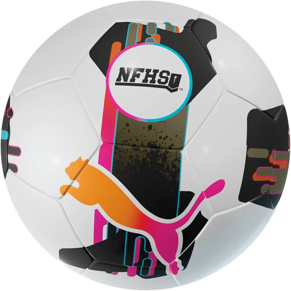 PUMA Orbita 3 TB NFHS Soccer Ball White Multi Color